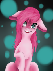 Size: 1200x1600 | Tagged: safe, artist:umbreonnight56, pinkie pie, earth pony, pony, g4, female, floppy ears, looking at you, pinkamena diane pie, solo