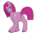 Size: 550x536 | Tagged: safe, artist:lulubell, pinkie pie, g4, balloonbutt, butt, female, grin, pinkamena diane pie, plot, simple background, smiling, solo, transparent background