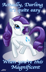 Size: 720x1120 | Tagged: safe, artist:texasuberalles, rarity, pony, unicorn, g4, camera flashes, female, looking at you, raised hoof, solo, spotlight