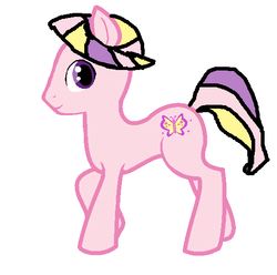 Size: 532x527 | Tagged: safe, artist:littledoegiuli95, artist:touchofsnow, fluttershy (g3), pony, g3, rule 63, solo