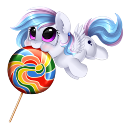 Size: 2550x2582 | Tagged: safe, artist:pridark, oc, oc only, oc:starburn, pegasus, pony, candy, cute, food, high res, lollipop, simple background, solo, transparent background, weapons-grade cute