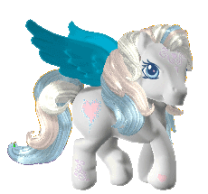 Size: 230x215 | Tagged: safe, star catcher, pegasus, pony, g3, official, animated, blinking, bowing, female, gif, pc play pack, simple background, solo, sprite, transparent background, video game