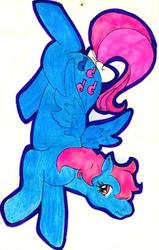 Size: 382x600 | Tagged: safe, artist:skypinpony, wind whistler, g1, female, solo, traditional art