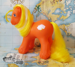 Size: 1024x922 | Tagged: safe, artist:skyaircobra, lightning (g1), g1, irl, lightning, mountain boy ponies, photo, solo, toy