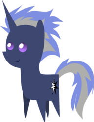Size: 783x1019 | Tagged: safe, artist:fillydrawsilly, oc, oc only, oc:darkshine, pony, female, mare, pointy ponies, simple background, solo, transparent background