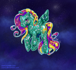 Size: 800x744 | Tagged: safe, artist:z1ar0, starglow, pegasus, pony, g1, female, glow 'n show ponies, solo