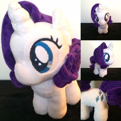 Size: 2048x2048 | Tagged: safe, artist:sen5, rarity, g4, female, filly, filly rarity, high res, irl, photo, plushie, solo