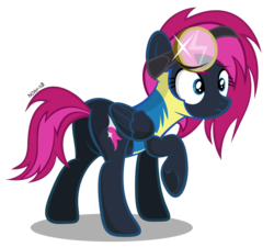 Size: 1200x1080 | Tagged: safe, artist:noah-x3, oc, oc only, oc:neon flare, butt, cutie mark, plot, show accurate, simple background, solo, transparent background, vector, wonderbolt trainee uniform