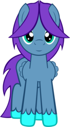 Size: 523x945 | Tagged: safe, artist:videogamehunter, oc, oc only, oc:skyler blue, pegasus, pony, simple background, solo, standing, transparent background