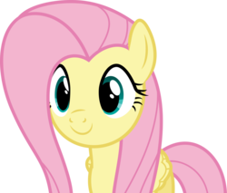 Size: 7519x6400 | Tagged: safe, artist:deratrox, fluttershy, g4, too many pinkie pies, .svg available, absurd resolution, cute, female, shyabetes, simple background, solo, transparent background, vector