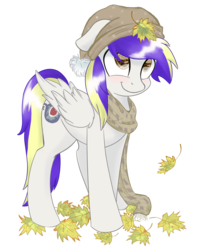 Size: 1024x1286 | Tagged: safe, artist:cyanyeh, oc, oc only, oc:juby, oc:juby skylines, pegasus, pony, clothes, scarf, simple background, solo, transparent background