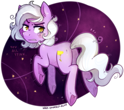 Size: 1024x909 | Tagged: safe, artist:kyaokay, oc, oc only, oc:stargazer, earth pony, pony, angry, simple background, solo, transparent background, underhoof