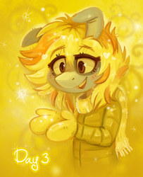 Size: 494x609 | Tagged: safe, artist:kyaokay, oc, oc only, mule, anthro, happy, solo, yellow