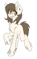 Size: 1192x1900 | Tagged: safe, artist:sunshinejoyyt, oc, oc only, earth pony, pony, chest fluff, ponysona, simple background, solo, transparent background