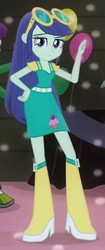 Size: 230x549 | Tagged: safe, screencap, blueberry cake, indigo wreath, equestria girls, g4, my little pony equestria girls: rainbow rocks, shake your tail, cropped, cute, lidded eyes, offscreen character, solo focus