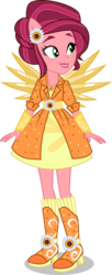 Size: 2030x5000 | Tagged: safe, artist:limedazzle, gloriosa daisy, equestria girls, g4, my little pony equestria girls: legend of everfree, alternate universe, boots, clothes, clothes swap, crystal guardian, female, high heel boots, high res, legs, ponied up, pony ears, request, shoes, show accurate, simple background, solo, transparent background, vector