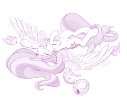 Size: 1280x978 | Tagged: safe, artist:dstears, princess celestia, alicorn, pony, g4, :3, cute, cutelestia, eyes closed, female, fluffy, grass, horses doing horse things, jewelry, mare, monochrome, on back, regalia, rolling, sillestia, silly, smiling, solo, spread wings, underhoof