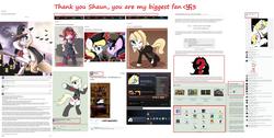 Size: 3928x1984 | Tagged: safe, oc, oc only, oc:aryanne, equestria daily, best pony, compilation, deviantart, drawfriend, equestria daily mascots, facebook, horse news, meme, meta, otp, sethisto, steam, text, twitter, waifu