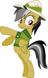 Size: 5000x8085 | Tagged: safe, artist:lman225, daring do, pony, g4, .svg available, absurd resolution, bipedal, female, simple background, solo, transparent background, vector