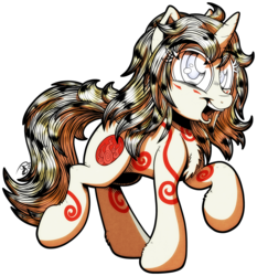 Size: 3322x3564 | Tagged: safe, artist:gray--day, oc, oc only, oc:hikari, happy, high res, okami, open mouth, patreon reward, solo