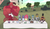 Size: 5172x3000 | Tagged: safe, artist:somescrub, cloudy quartz, igneous rock pie, limestone pie, marble pie, maud pie, pinkie pie, imp, anthro, hugtastic pinkie pie, g4, baron of hell, crossover, doom, doom 2016, food, lost soul, pie family, pie sisters, ship:quartzrock, siblings, sisters, thanksgiving, tofu (food), tofurkey