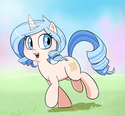 Size: 2481x2296 | Tagged: safe, artist:doublewbrothers, oc, oc only, oc:opuscule antiquity, pony, unicorn, cute, high res, solo