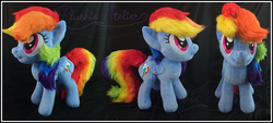 Size: 1024x464 | Tagged: safe, artist:sakusay, rainbow dash, pony, g4, irl, photo, plushie, solo