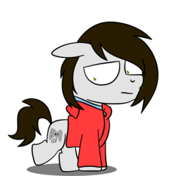 Size: 2000x2000 | Tagged: safe, artist:saveraedae, oc, oc:jonatrot hoofington, pony, high res, ponified, simple background, solo, the mark side, transparent background