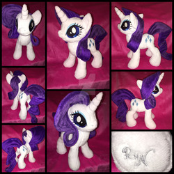Size: 1600x1600 | Tagged: safe, artist:rubiowolf, rarity, g4, irl, photo, plushie, solo