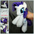 Size: 1024x1024 | Tagged: safe, artist:mayesdot, rarity, g4, beanie (plushie), female, hand, irl, photo, plushie, prone, solo