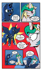 Size: 3000x5000 | Tagged: safe, artist:astroanimations, princess celestia, princess luna, comic:celestia's yearning, g4, blushing, comic, crying, grammar error, implied celestibra