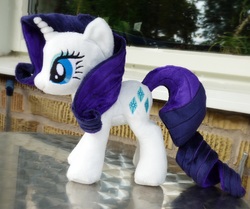 Size: 3472x2904 | Tagged: safe, artist:epicrainbowcrafts, rarity, g4, female, high res, irl, photo, plushie, solo