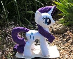 Size: 2212x1776 | Tagged: safe, artist:justiceofelements, rarity, g4, female, irl, photo, plushie, solo