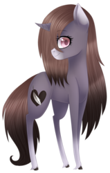 Size: 1081x1705 | Tagged: safe, artist:bonniebatman, oc, oc only, pony, unicorn, curved horn, female, horn, mare, simple background, solo, transparent background