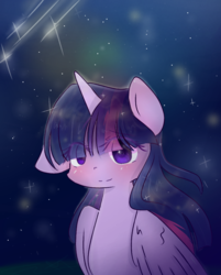 Size: 824x1026 | Tagged: safe, artist:windymils, twilight sparkle, alicorn, pony, g4, cute, female, solo, stars, twilight sparkle (alicorn)