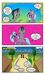 Size: 3000x5000 | Tagged: safe, artist:astroanimations, idw, king sombra, radiant hope, comic:celestia's yearning, g4, blushing, comic, flirting, male, reformed sombra, ship:hopebra, shipping, straight