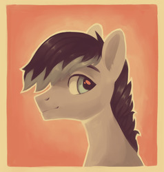 Size: 1280x1347 | Tagged: safe, artist:aphphphphp, oc, oc only, earth pony, pony, bust, limited palette, male, portrait, solo, stallion