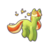 Size: 3000x3000 | Tagged: safe, artist:bean-sprouts, skiploom, crossover, high res, pokémon, ponified, simple background, solo, transparent background