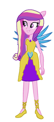 Size: 527x1189 | Tagged: safe, artist:diana173076, princess cadance, equestria girls, g4, my little pony equestria girls: legend of everfree, crystal guardian, crystal wings, female, solo