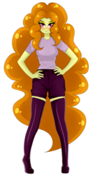 Size: 600x1100 | Tagged: safe, artist:backgrounduser, adagio dazzle, equestria girls, g4, clothes, female, shirt, shorts, simple background, socks, solo, thigh highs, transparent background