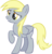 Size: 2703x2826 | Tagged: safe, artist:greseres, derpy hooves, pegasus, pony, g4, the last roundup, female, high res, mare, raised hoof, simple background, solo, transparent background, vector