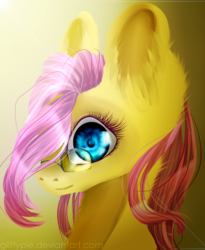 Size: 1393x1697 | Tagged: safe, artist:glittypie, fluttershy, g4, female, fluffy, glasses, solo