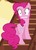 Size: 283x393 | Tagged: safe, screencap, pinkie pie, earth pony, pony, g4, my little pony: friendship is magic, the one where pinkie pie knows, butt, cropped, female, looking back, mare, plot, solo