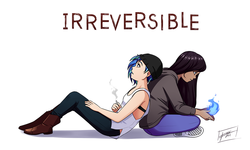 Size: 1024x613 | Tagged: safe, artist:kare-valgon, dj pon-3, octavia melody, vinyl scratch, human, g4, chloe price, clothes, duo, fire, hat, hoodie, humanized, life is strange, maxine caulfield, simple background, smoking, white background