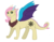 Size: 1024x800 | Tagged: safe, artist:cascayd, oc, oc only, oc:bedlam, hybrid, kindverse, interspecies offspring, offspring, parent:discord, parent:fluttershy, parents:discoshy, simple background, solo, transparent background