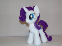 Size: 1024x768 | Tagged: safe, artist:my-little-plush, rarity, g4, irl, photo, plushie, solo, watermark