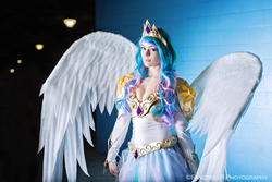Size: 5760x3840 | Tagged: safe, artist:annalynncosplay, princess celestia, human, g4, absurd resolution, clothes, cosplay, costume, irl, irl human, photo, solo