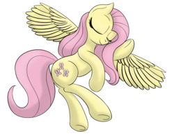 Size: 3000x2352 | Tagged: safe, artist:datapony, fluttershy, pegasus, pony, g4, eyes closed, female, high res, simple background, sleeping, solo, spread wings, transparent background, underhoof