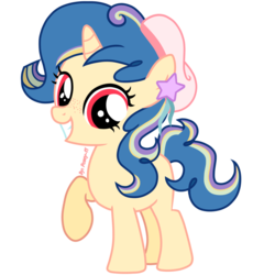 Size: 1024x1024 | Tagged: safe, artist:posey-11, oc, oc only, pony, unicorn, female, filly, freckles, raised hoof, simple background, solo, transparent background