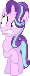Size: 7008x17957 | Tagged: safe, artist:cyanlightning, starlight glimmer, every little thing she does, g4, .svg available, absurd resolution, do not want, female, simple background, solo, transparent background, vector